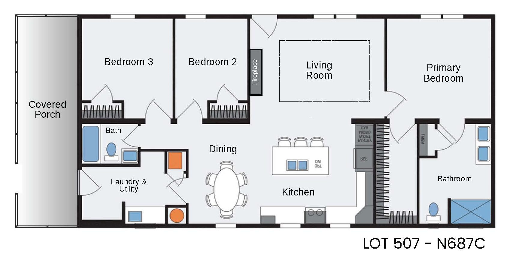 LOT 507 - N687C - NICE FLOOR PLAN