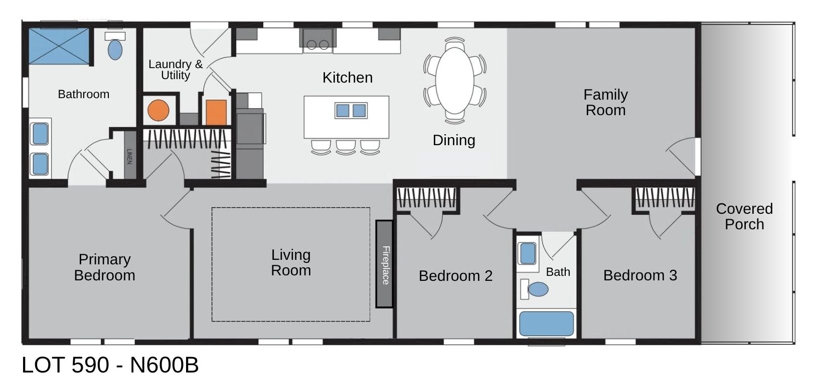 LOT 590 - N600B - NICE FLOOR PLAN