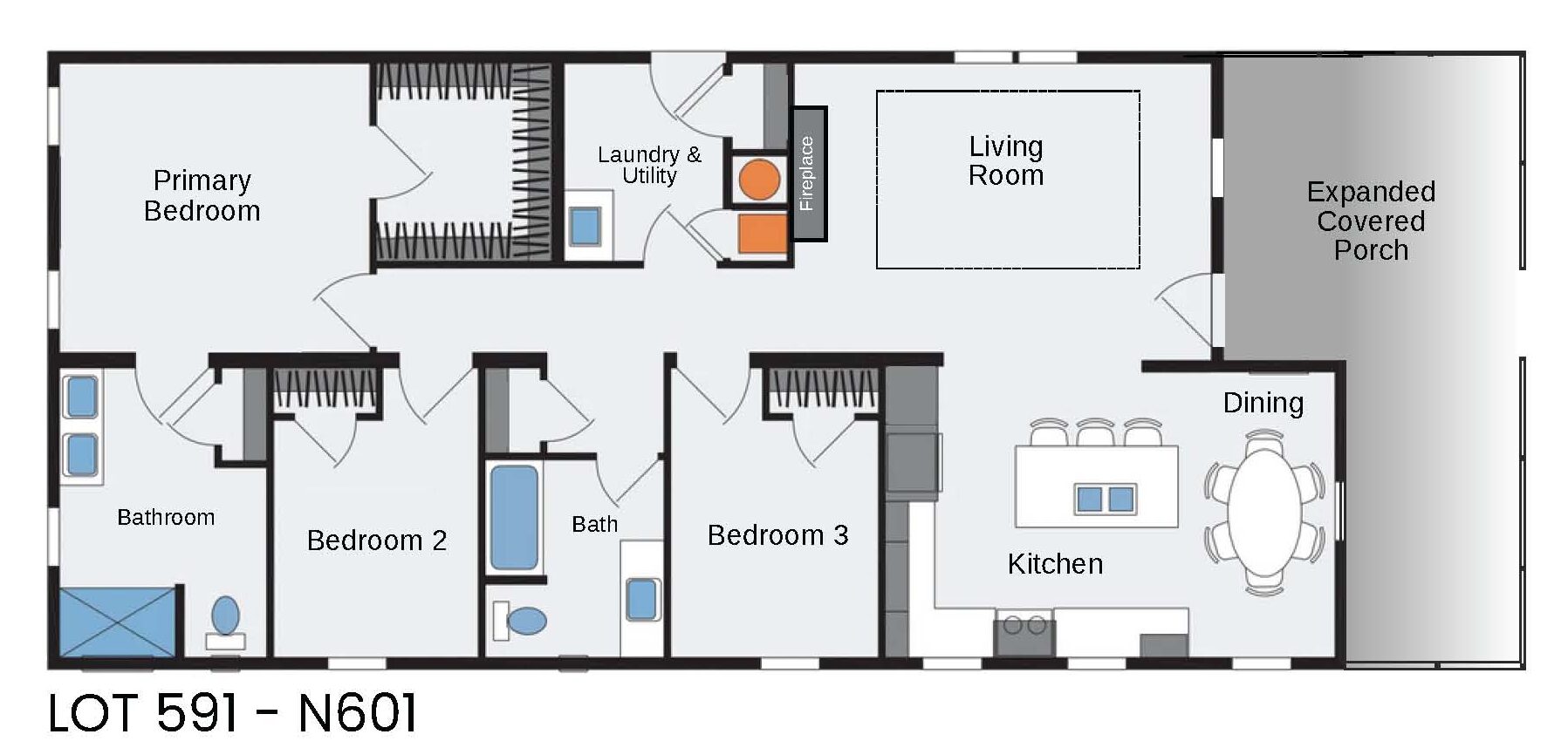 LOT 591 - N601 - NICE FLOOR PLAN